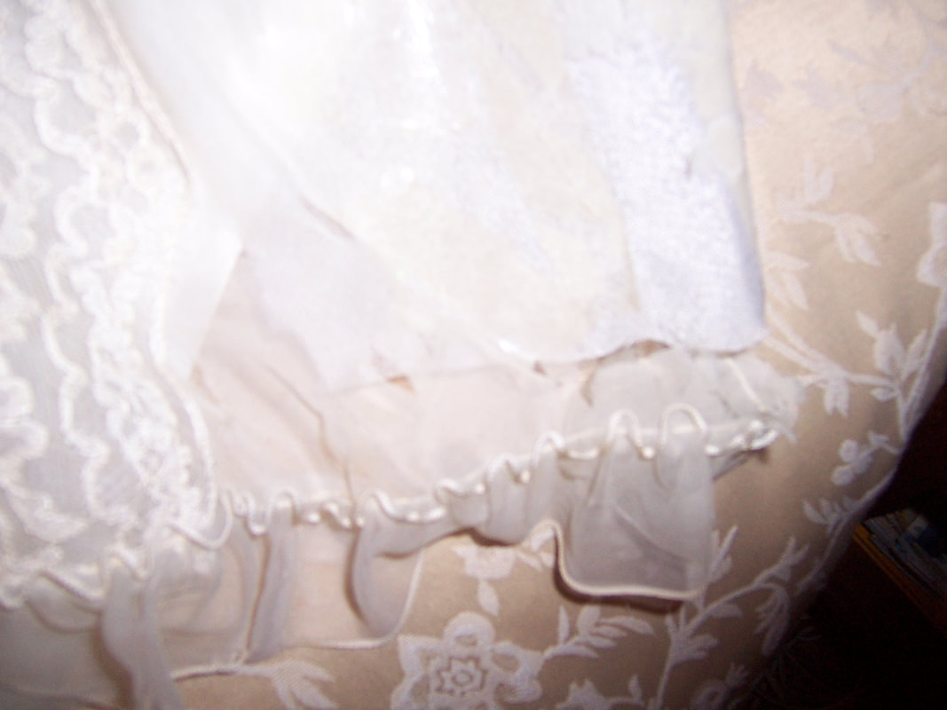 19” Vintage Ideal 1955-1956 Walking Doll #1427 Original Bride Wedding Gown  #S