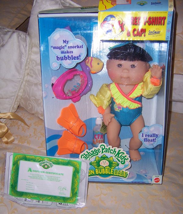 cabbage patch bath baby