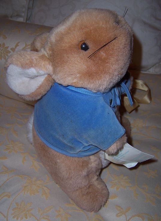 peter rabbit cotton tail collectable plush toy