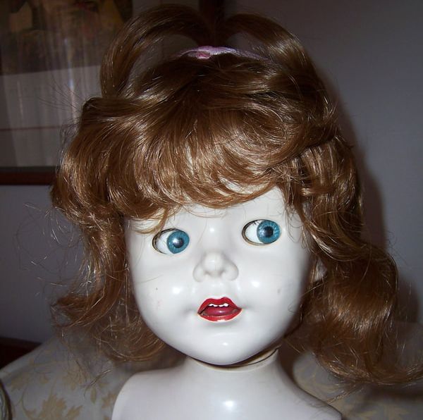 velvet doll with growing hair